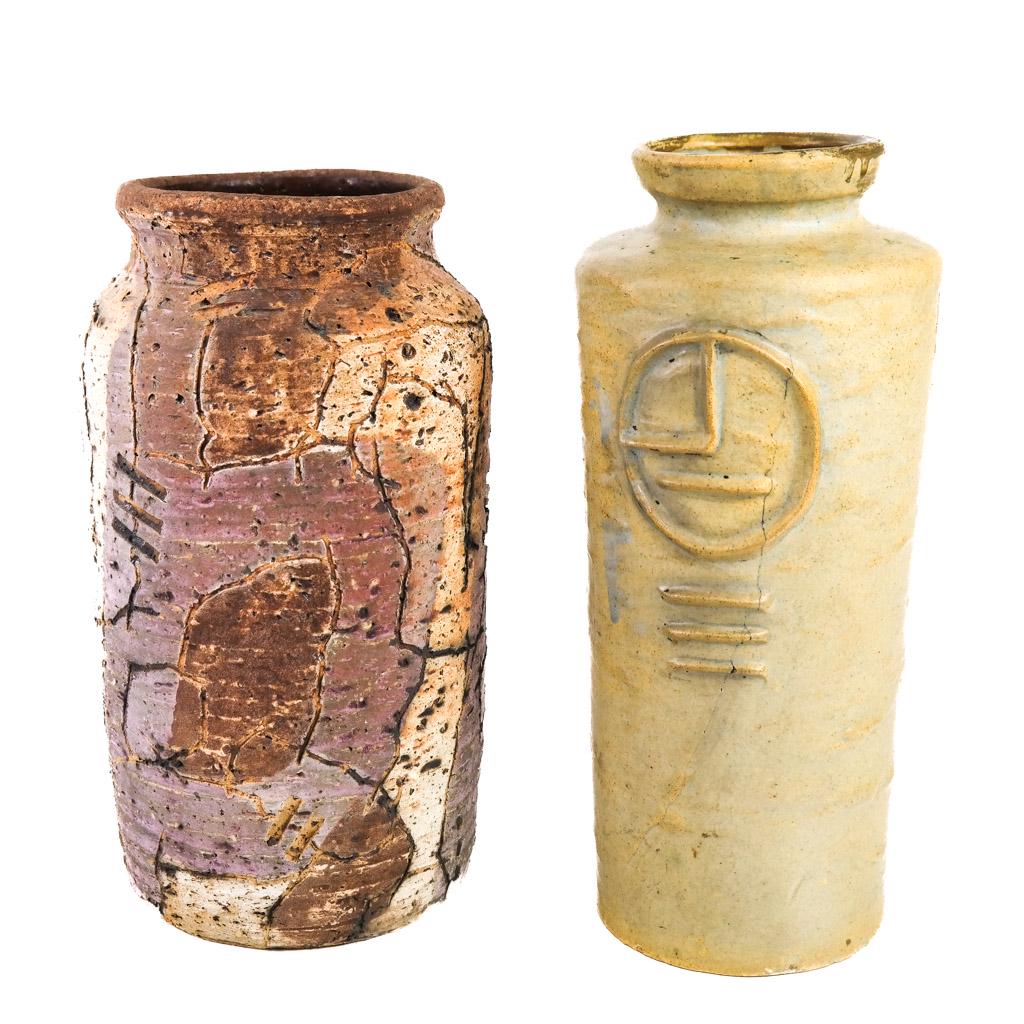 Two Tall Mid-Century Modern Vases (1 of 9)