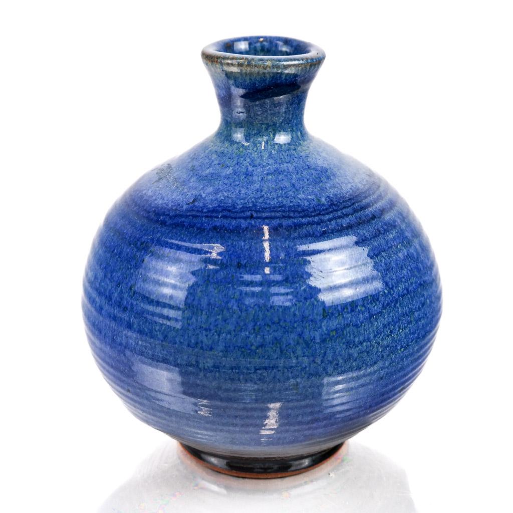 Harding BLACK: Signed Round Glazed Vase (1 of 9)