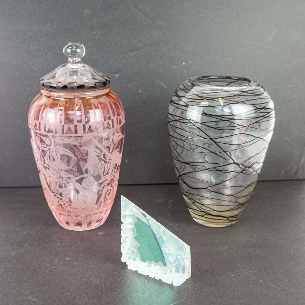 Three Art Glass Articles (1 of 11)