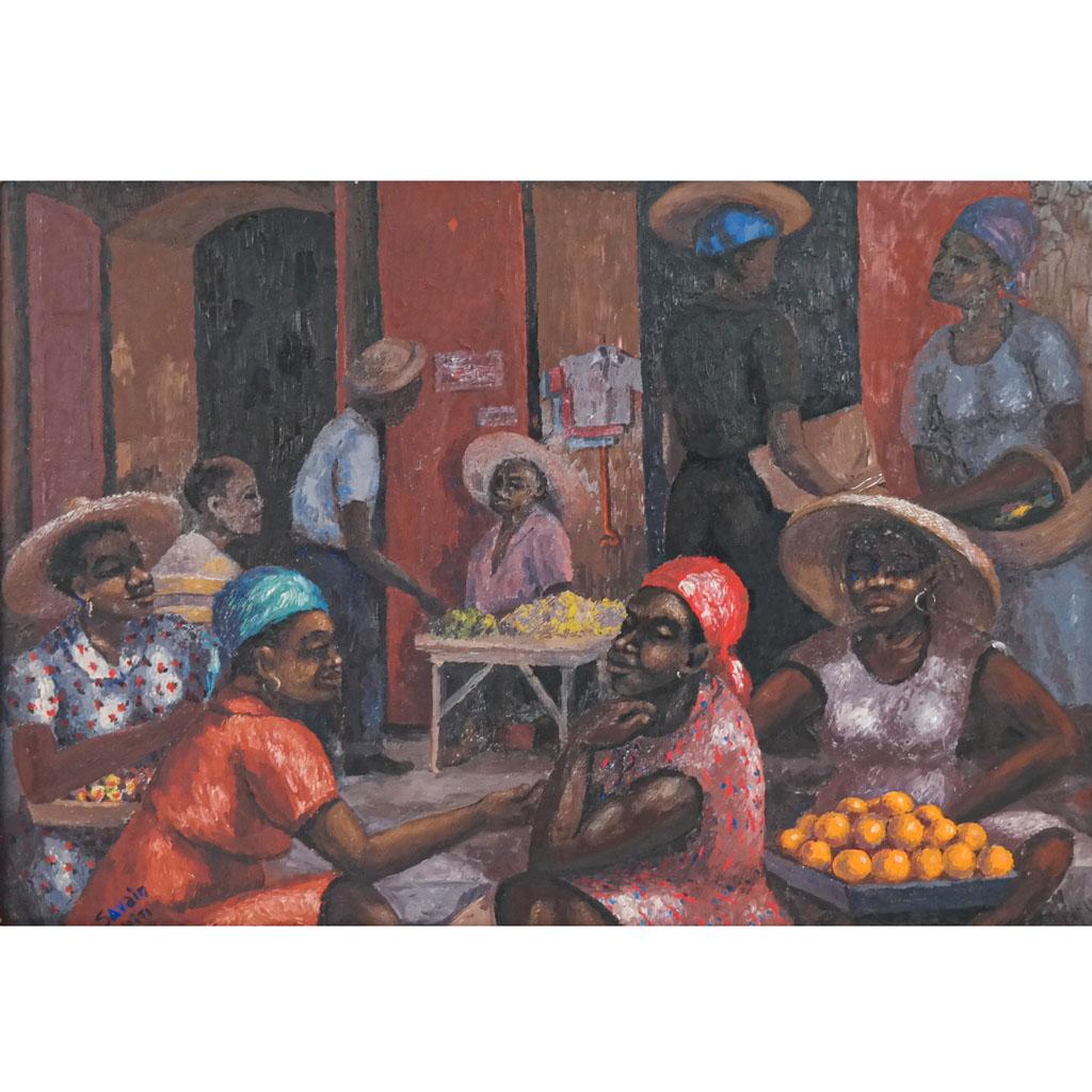 Petion SAVAIN: Figural Interior Scene - O/M (1 of 10)