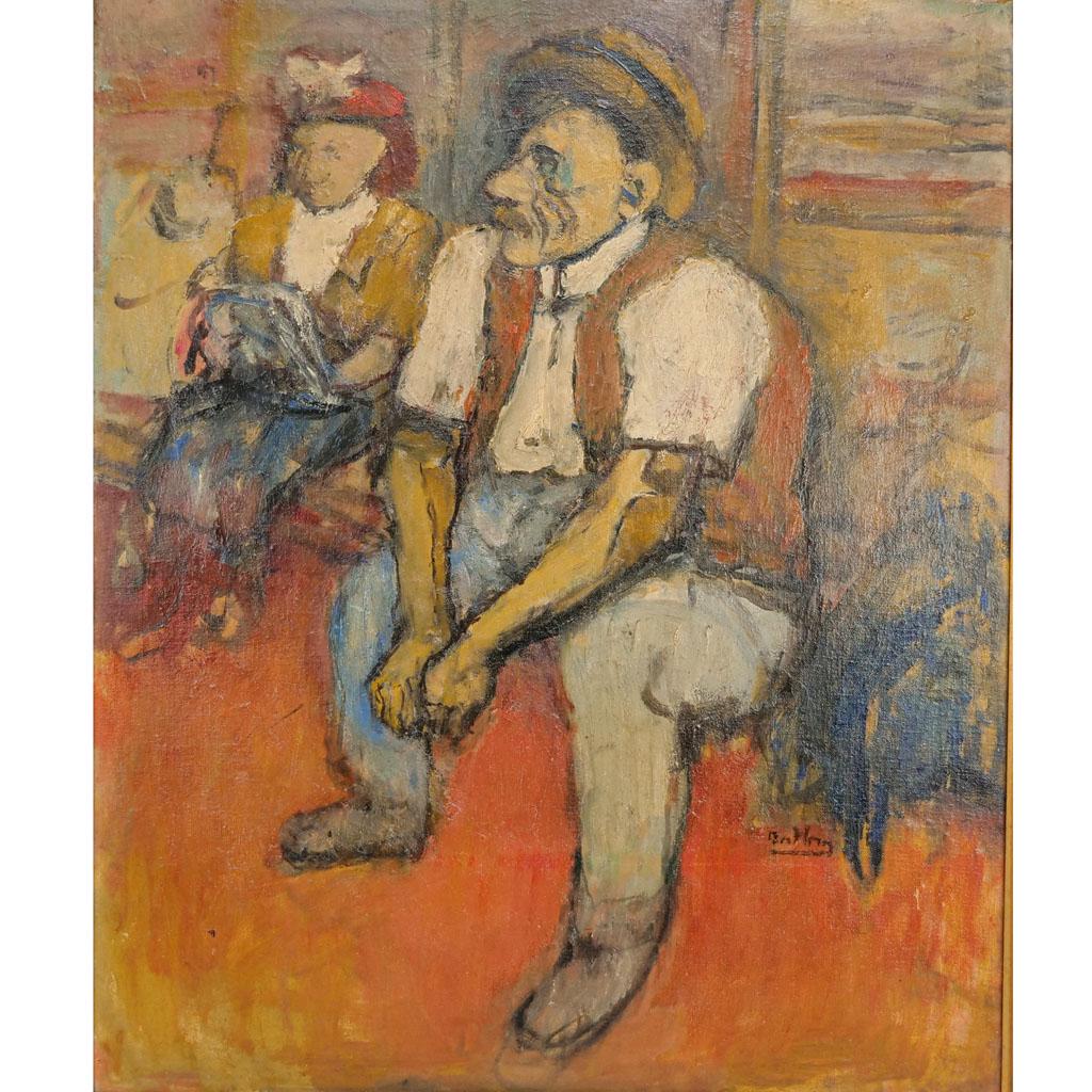 Henry BOTKIN: Seated Figures - O/P (1 of 7)