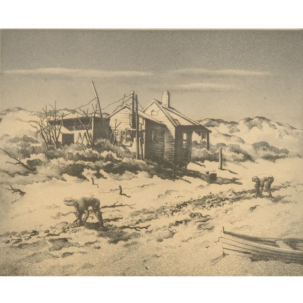 Samuel MARGOLIES: "Beachcombers" - Etch. (1 of 5)
