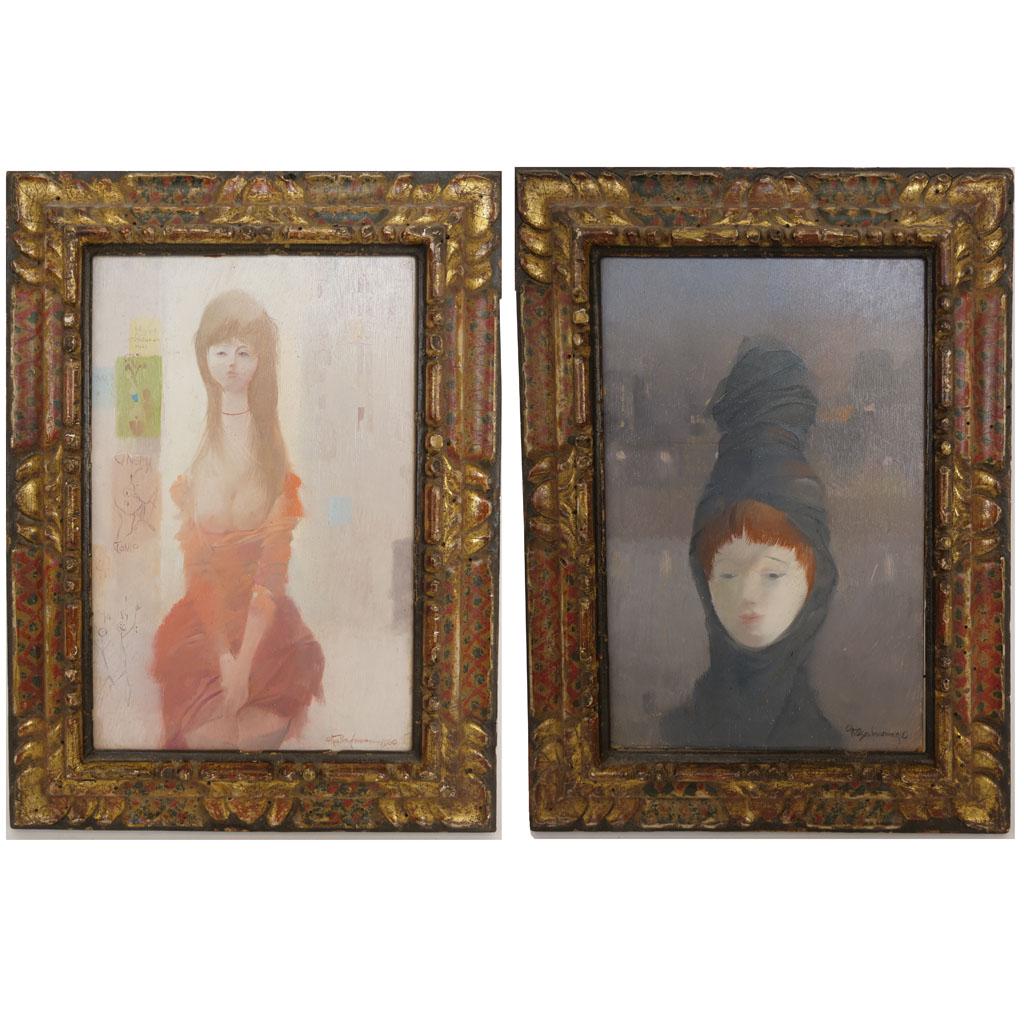 Karl O. BACHMANN: Two Portraits of a Lady (1 of 10)