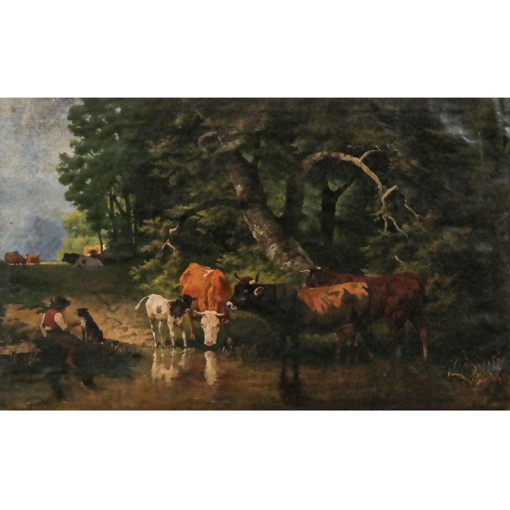Barbizon School: Landscape - Oil Painting (1 of 12)