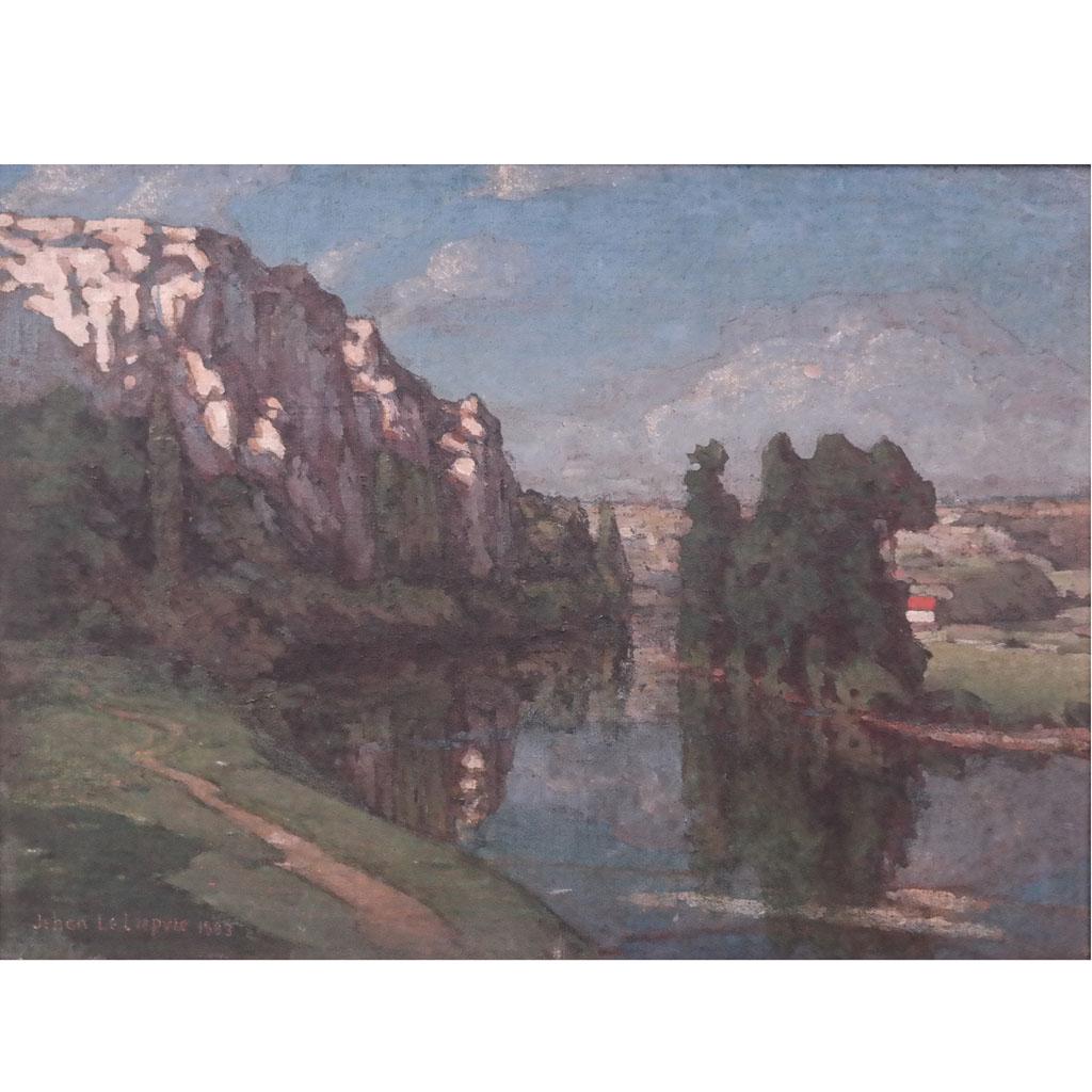 Johan Le LIEPVIE: River Landscape - Painting (1 of 7)