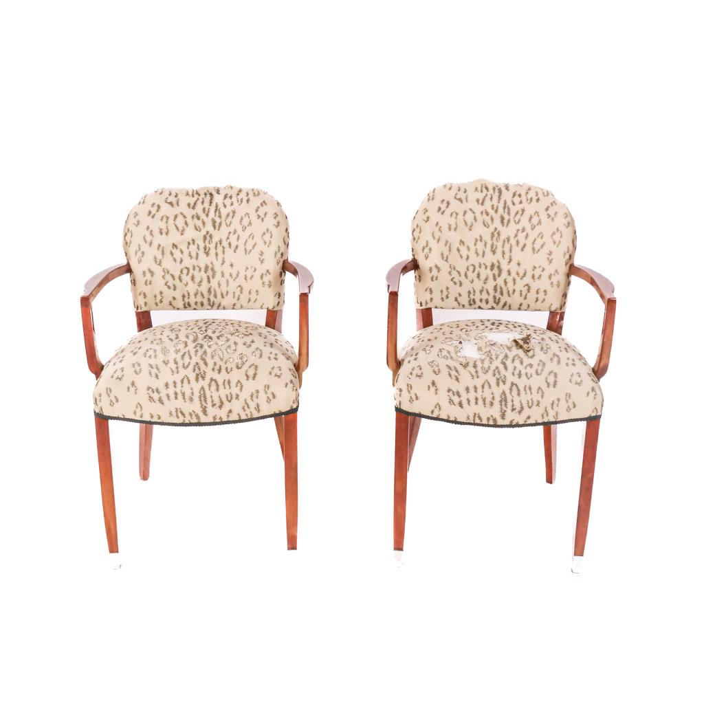 Attr. to Leleu: French Art Deco-Style Armchairs (1 of 9)