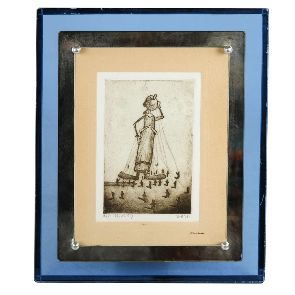 "Olive Oyl" - Numbered Work on Paper (1 of 8)