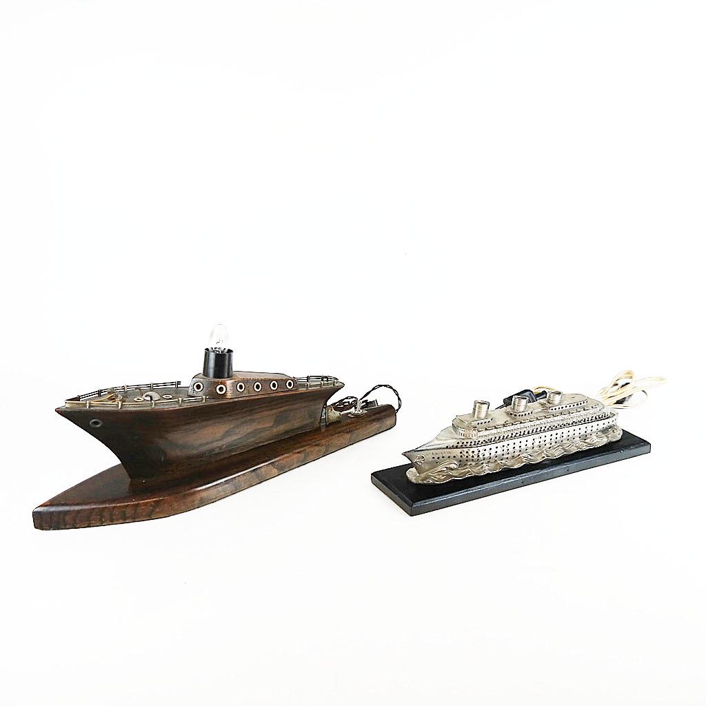 Two Ship-Form Table Lamps (1 of 9)
