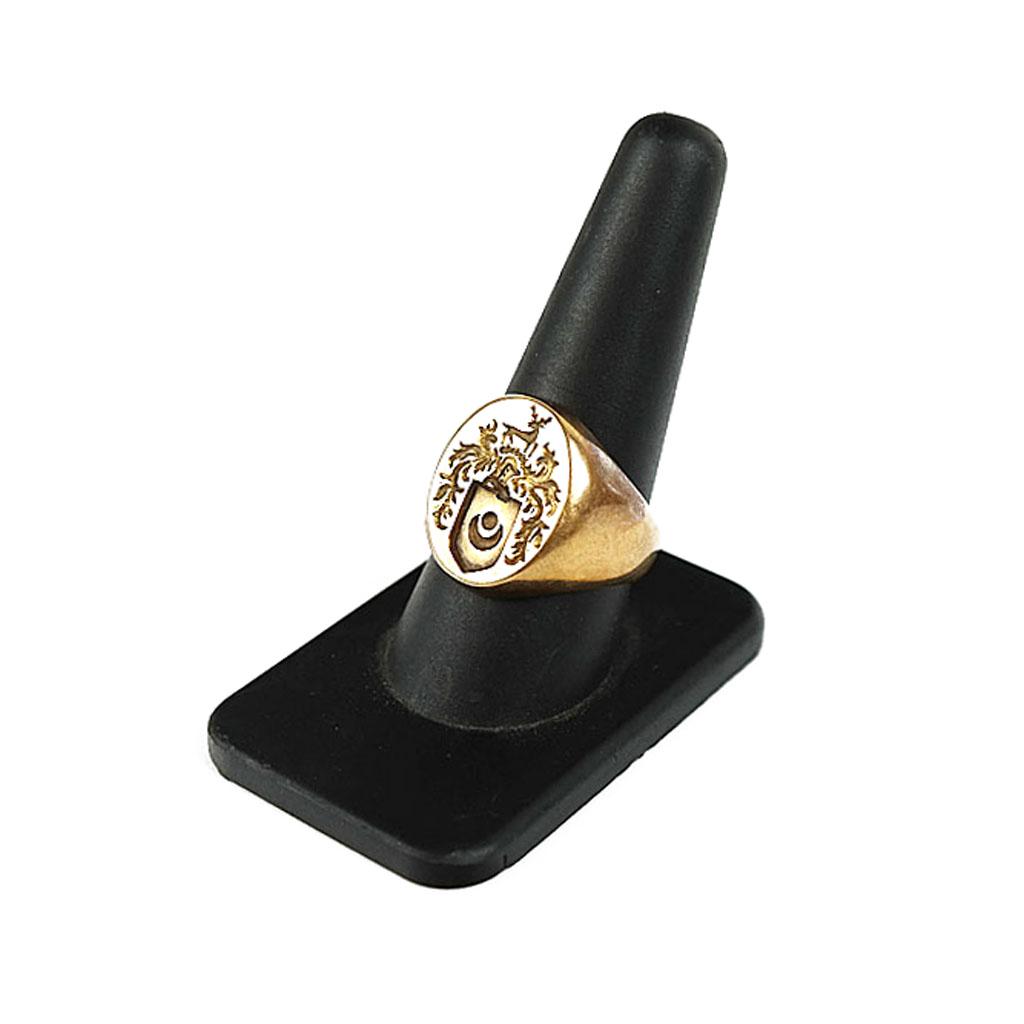 14K Yellow Gold Signet Ring (1 of 10)