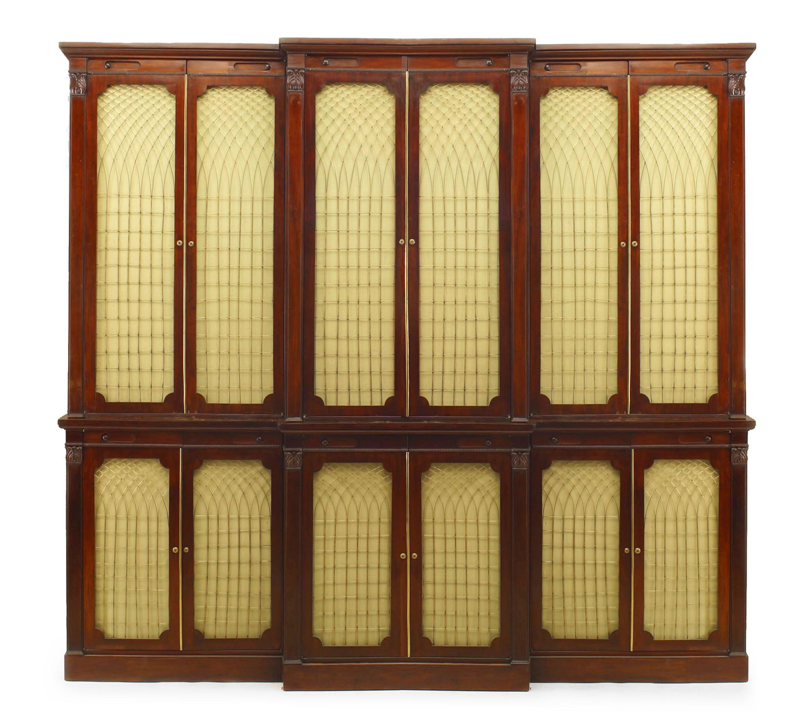 English Regency Mahogany Breakfront (1 of 13)