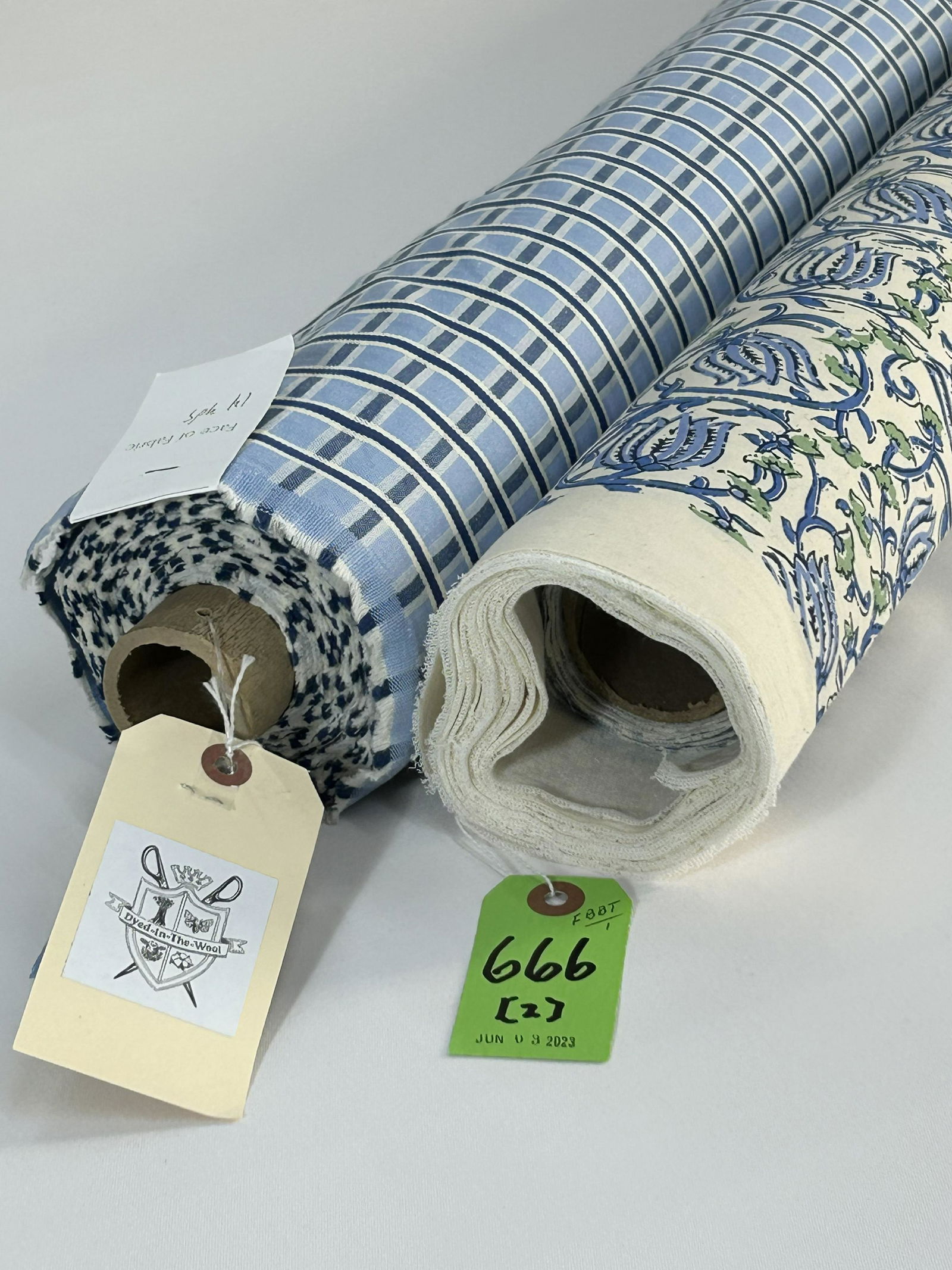 Scalamandre Woven Check & Jaipur Printed Fabric (1 of 6)