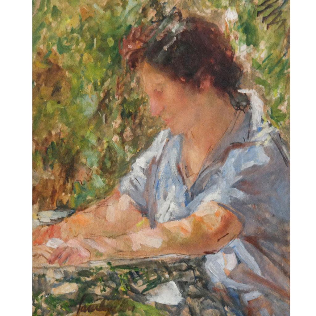 J. L. LAMBERTON: Portrait "Jeune Fille" - O/B (1 of 8)