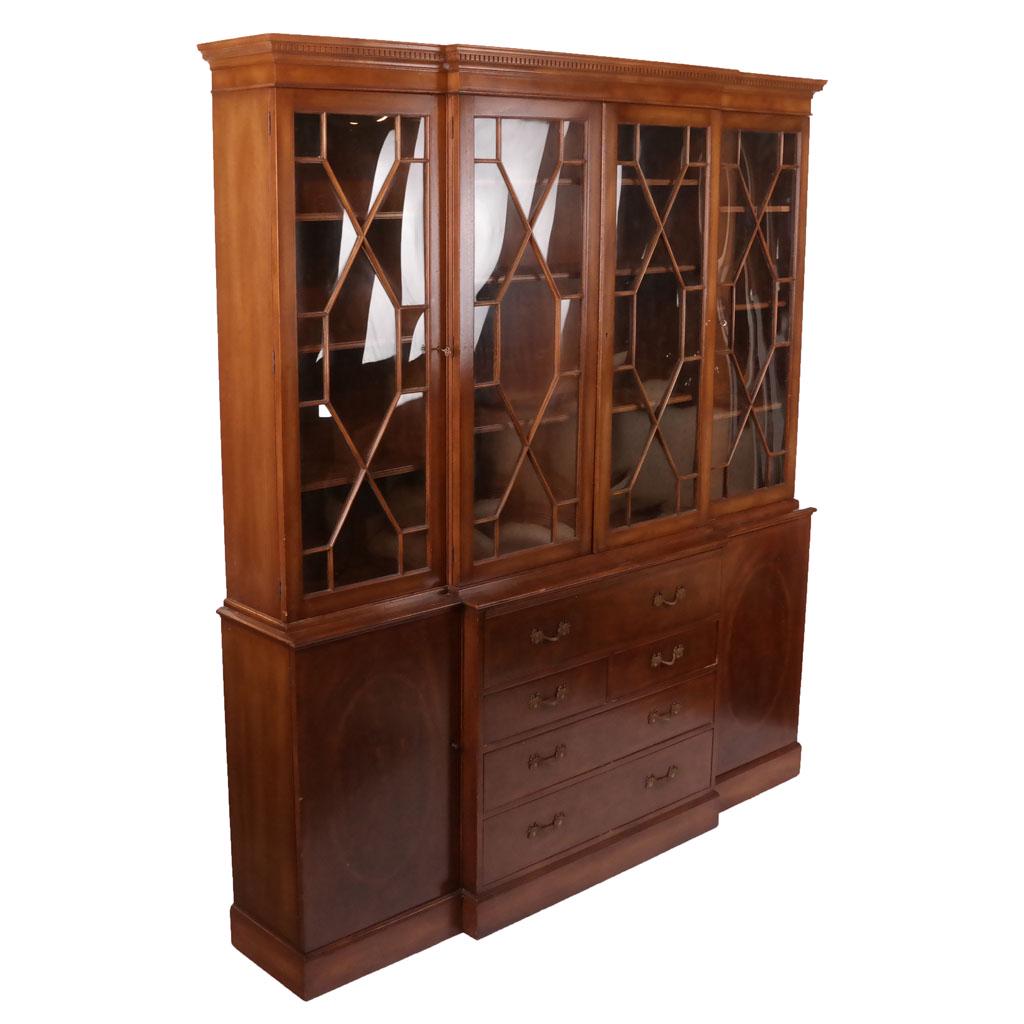 George III-Style Mahogany Breakfront (1 of 10)