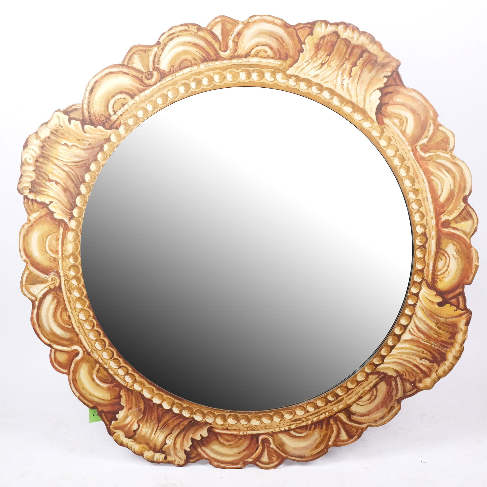 Palatial Trompe L'Oeil Painted Mirror (1 of 7)