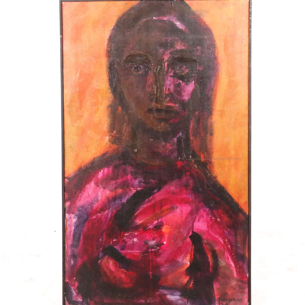 Signed "FLANIGAN" - Figural Study - Painting (1 of 9)