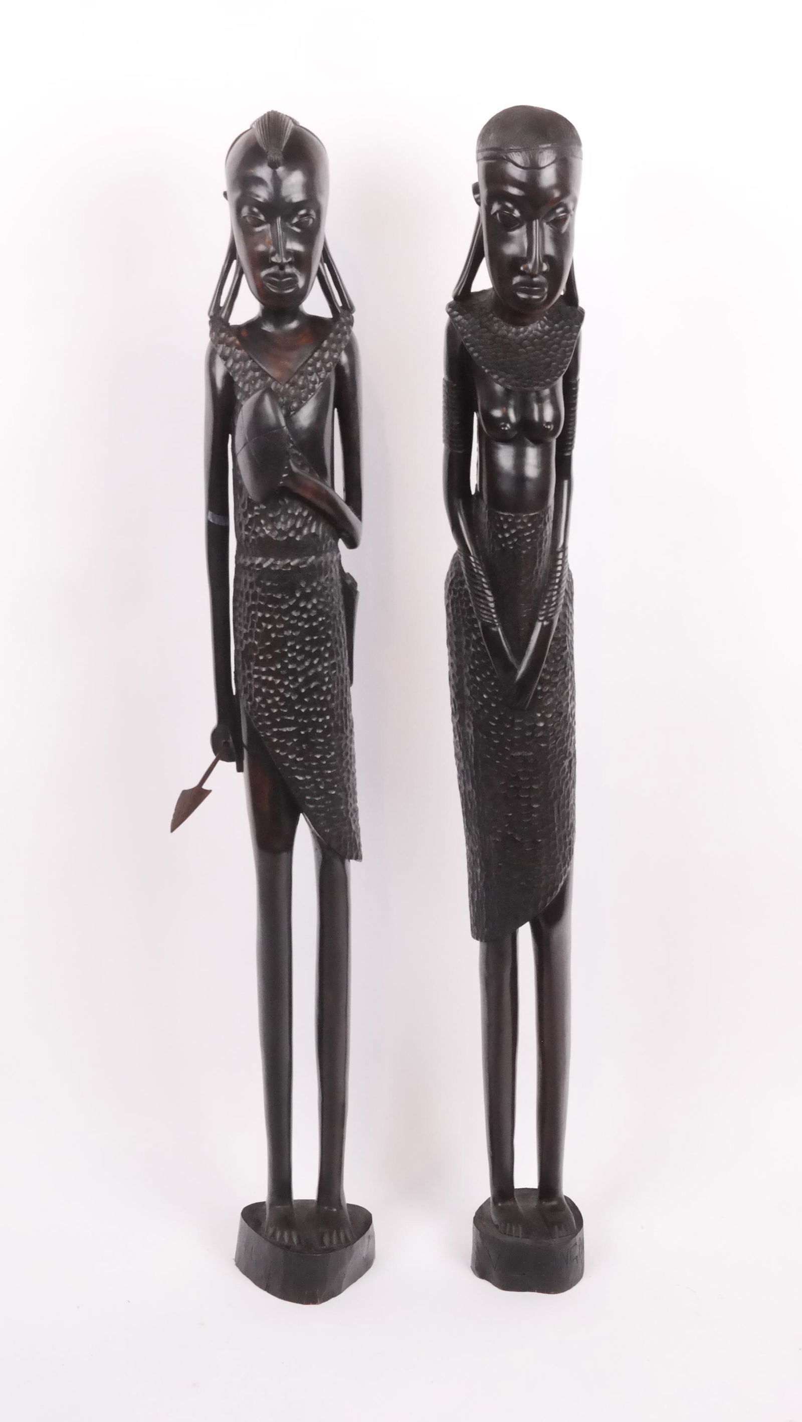 Pair Oceanic Tribal Figures (1 of 8)