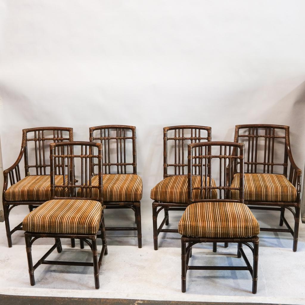 Six (6) McGuire Wood Luncheon/Dining Chairs (1 of 12)