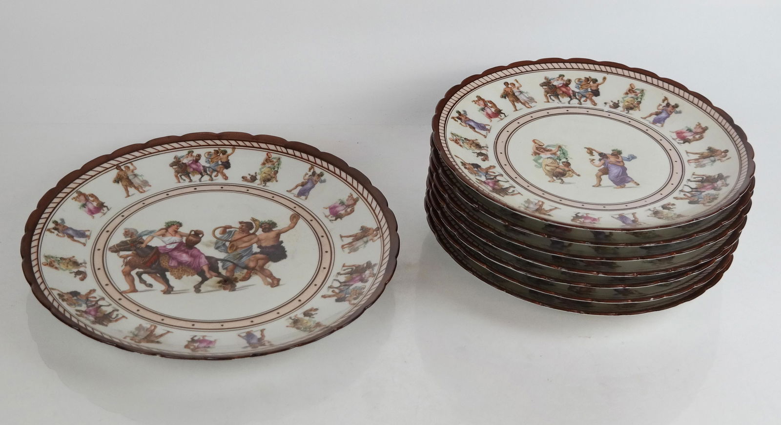Athen Germany Bacchanalian Painted Plates, 8 (1 of 13)