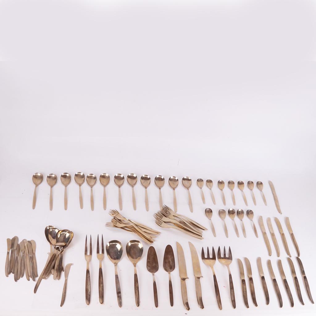 Mid-Century Thai Brass Flatware (1 of 8)