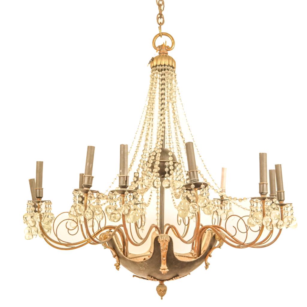 Modern Regency-Style 12-Arm Chandelier (1 of 7)