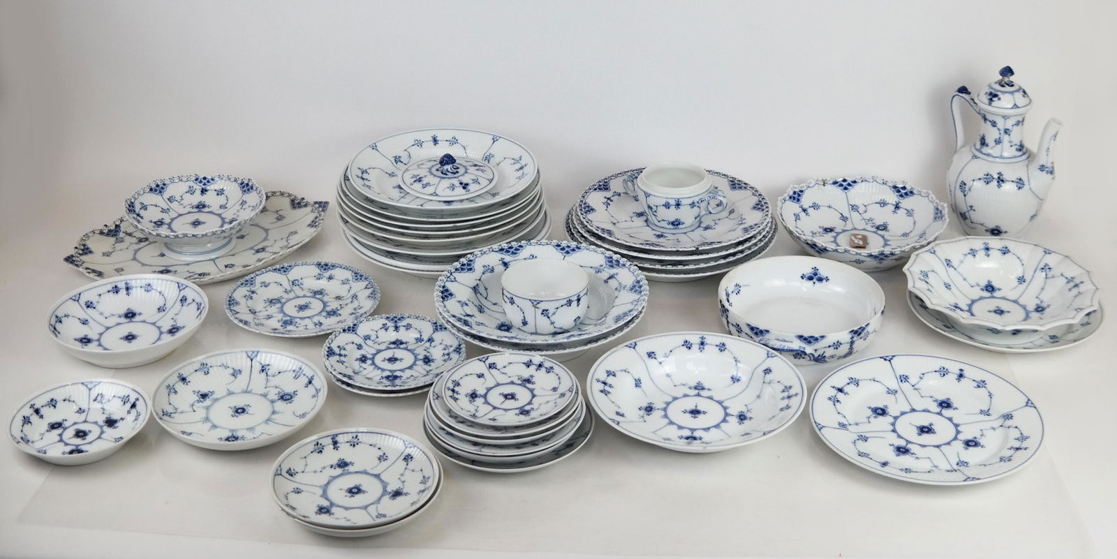 Royal Copenhagen Partial Dinnerware, Imperfect (1 of 17)