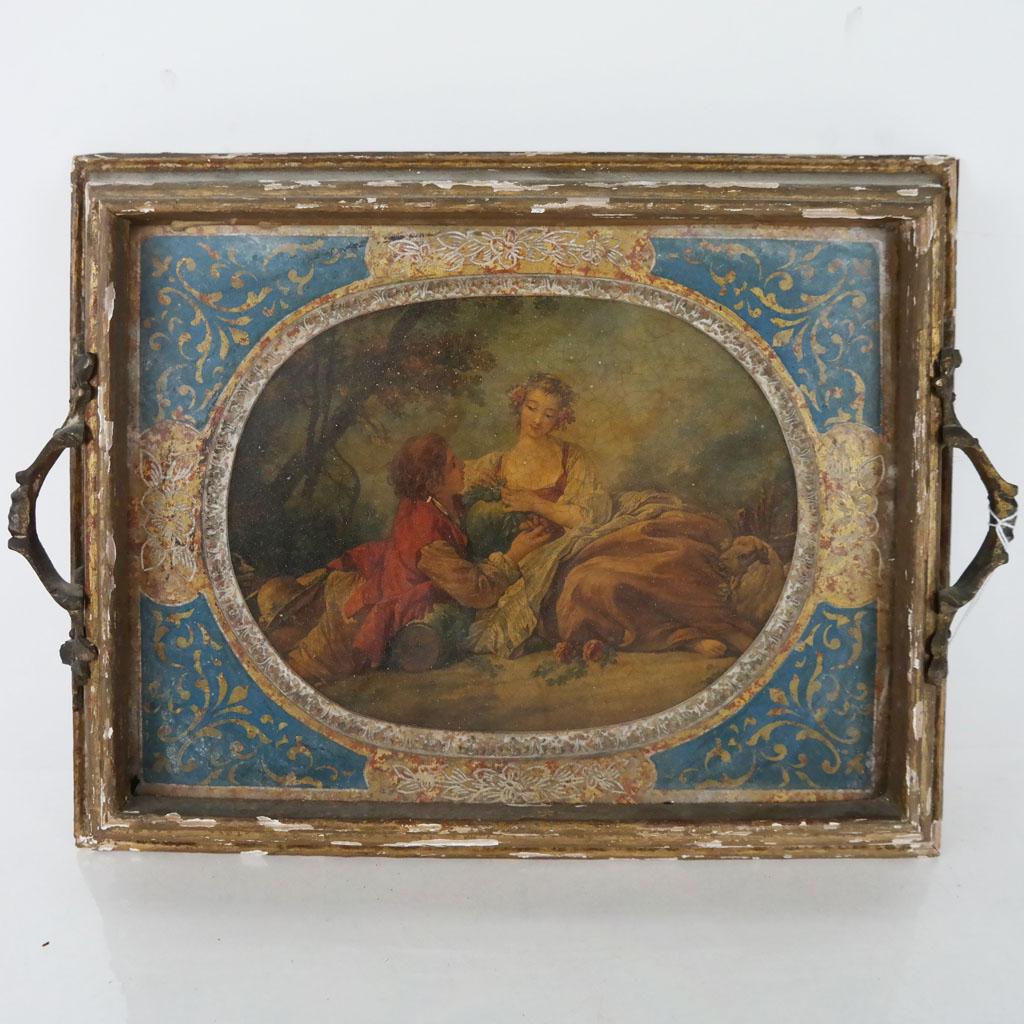 Framed Continental Colored Print (1 of 7)