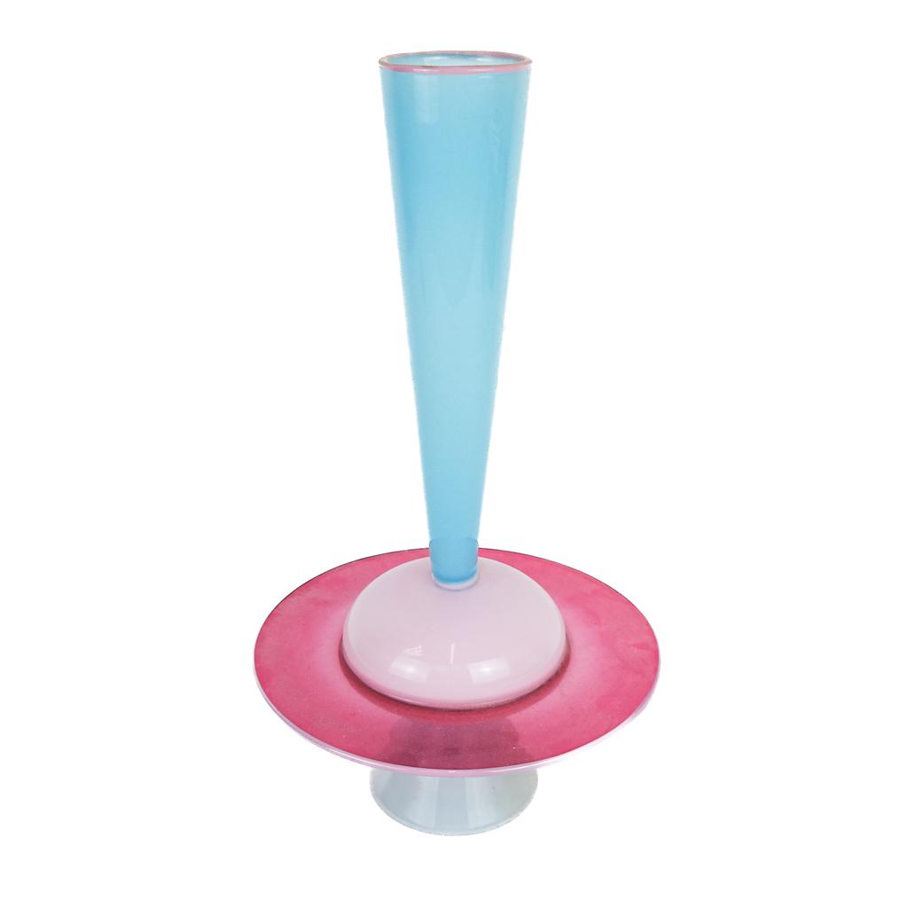 "Memphis" Art Glass Moderne Vase (1 of 5)