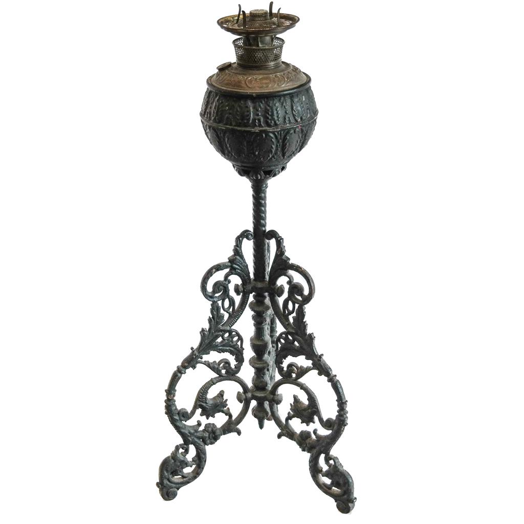 Renaissance Revival Cast Iron Lamp Auction