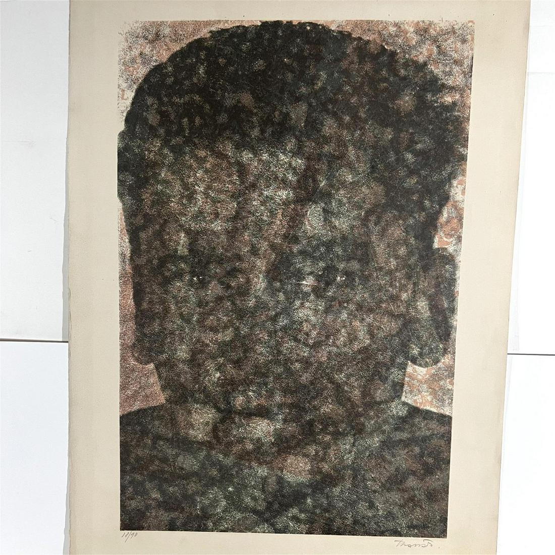 Joan-Josep THARRATS: Abstract Figure - Lithograph (1 of 12)