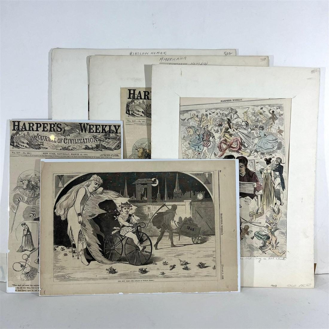 After Winslow HOMER: 5 Special Occasion Prints (1 of 12)