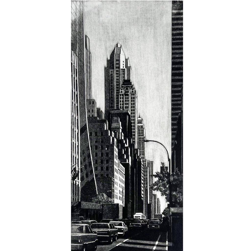 Richard HAAS: "57th St., Looking East" - Print (1 of 10)