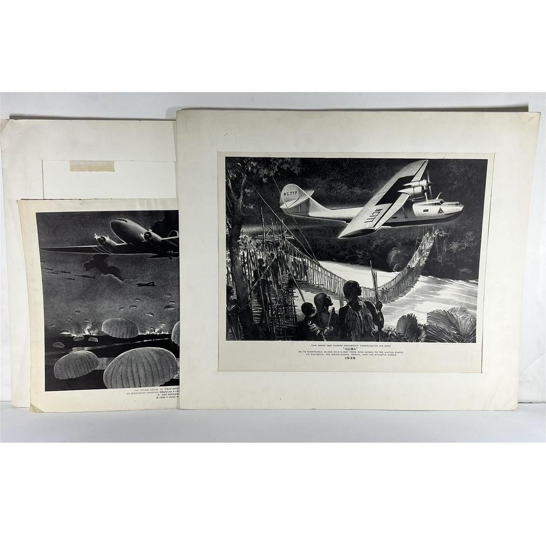 Clayton KNIGHT: Pair of WWII Lithographs (1 of 15)