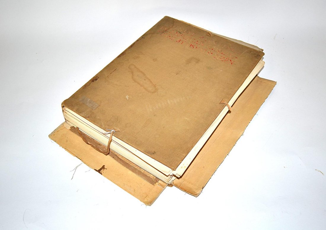 Folio -"Chinese Paintings in American Collections": Published by Annales du Musee Guimet...Paris and Brussels / Librairie Nationale d'Art et Histiore / G. Vanoset...1927." Contains 200 plates plus text. light toning, some stains, otherwise in good cond