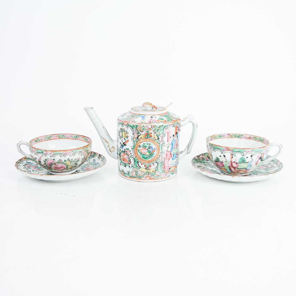 Canton Rose Medallion Small Tea Set (1 of 15)