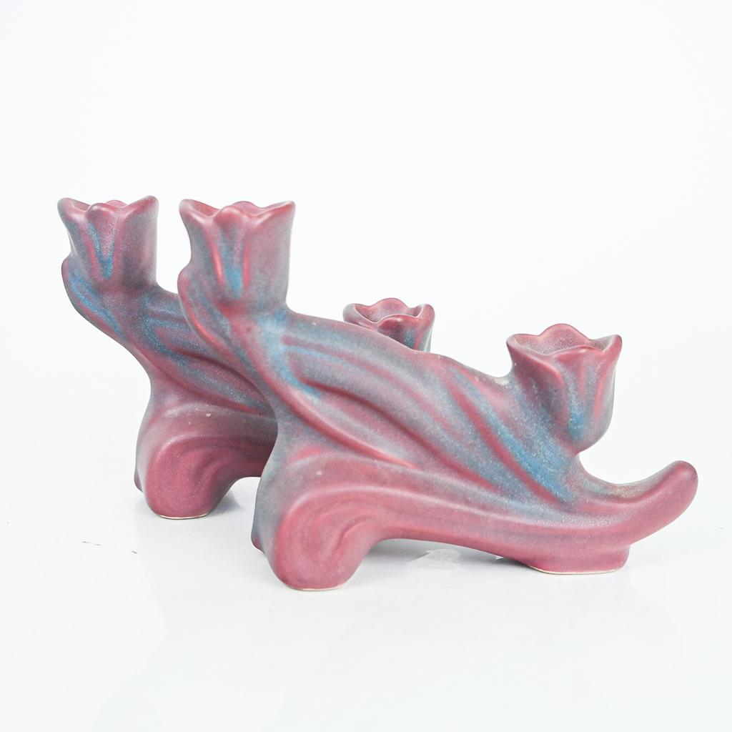 Pair of Van Briggle Candlesticks (1 of 8)