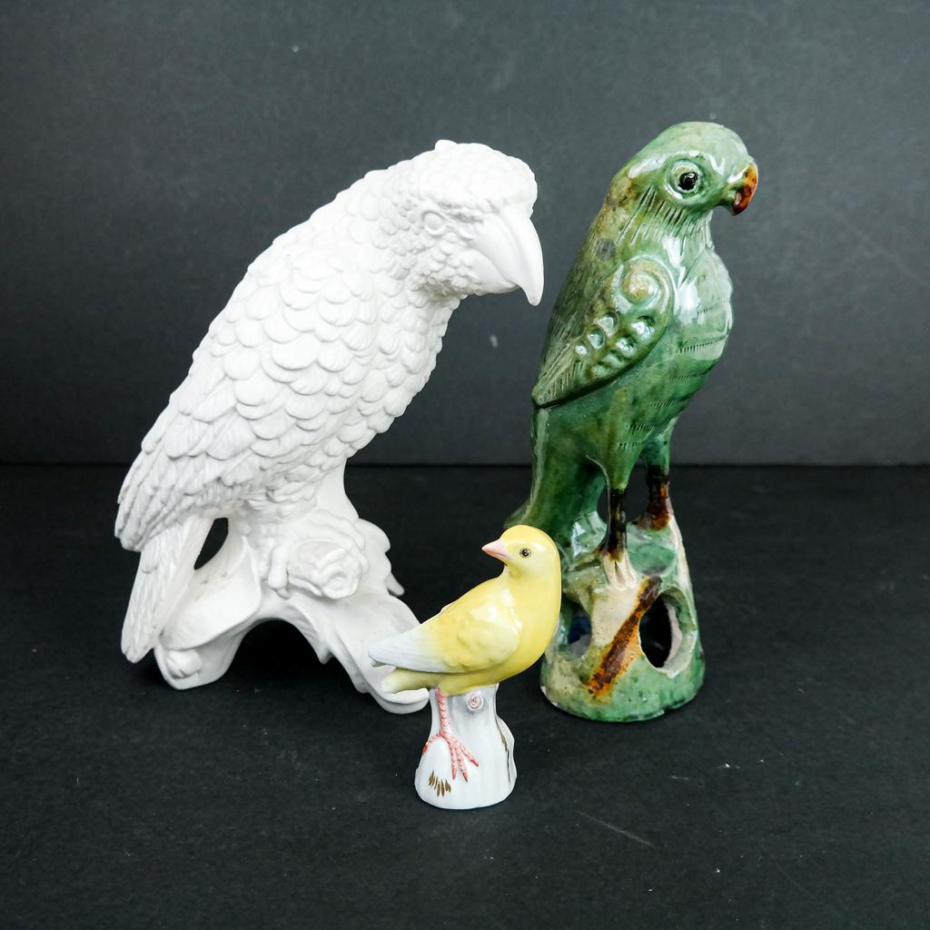 Two Porcelain Parrots and a Goldfinch (3) (1 of 20)