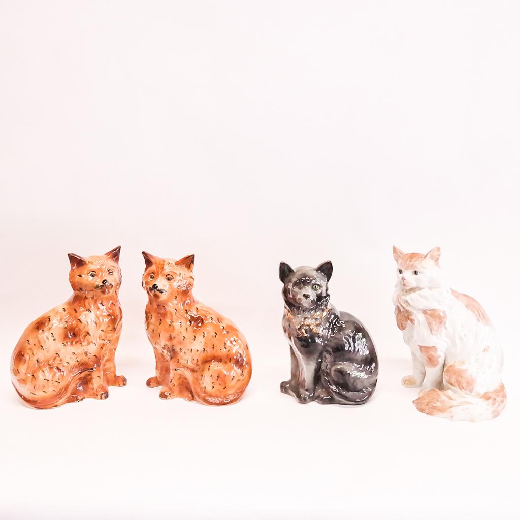 Group of Four Cat Figures (4) (1 of 10)