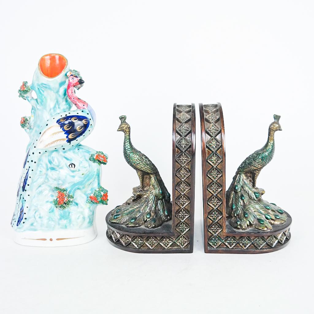 Three Peacock Motif Decorative Articles (1 of 10)