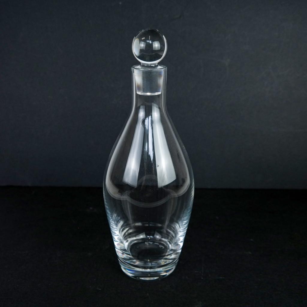 Eugene Von Boch Signed Clear Glass Decanter (1 of 5)