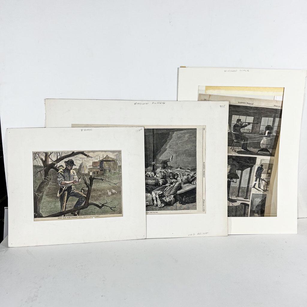 After Winslow HOMER: Three Occupational Prints (1 of 10)