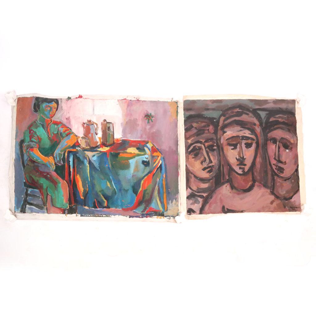 Signed "FLANIGAN": Two Oil Paintings (1 of 10)