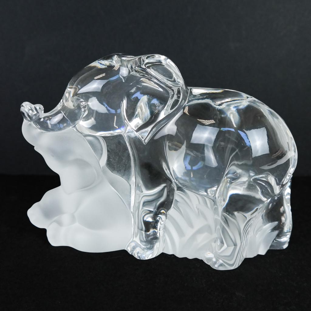 Lenox Crystal Elephant-Form Sculpture (1 of 6)