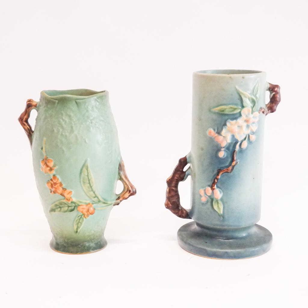 Two Similarly-Decorated Roseville Vases (1 of 12)