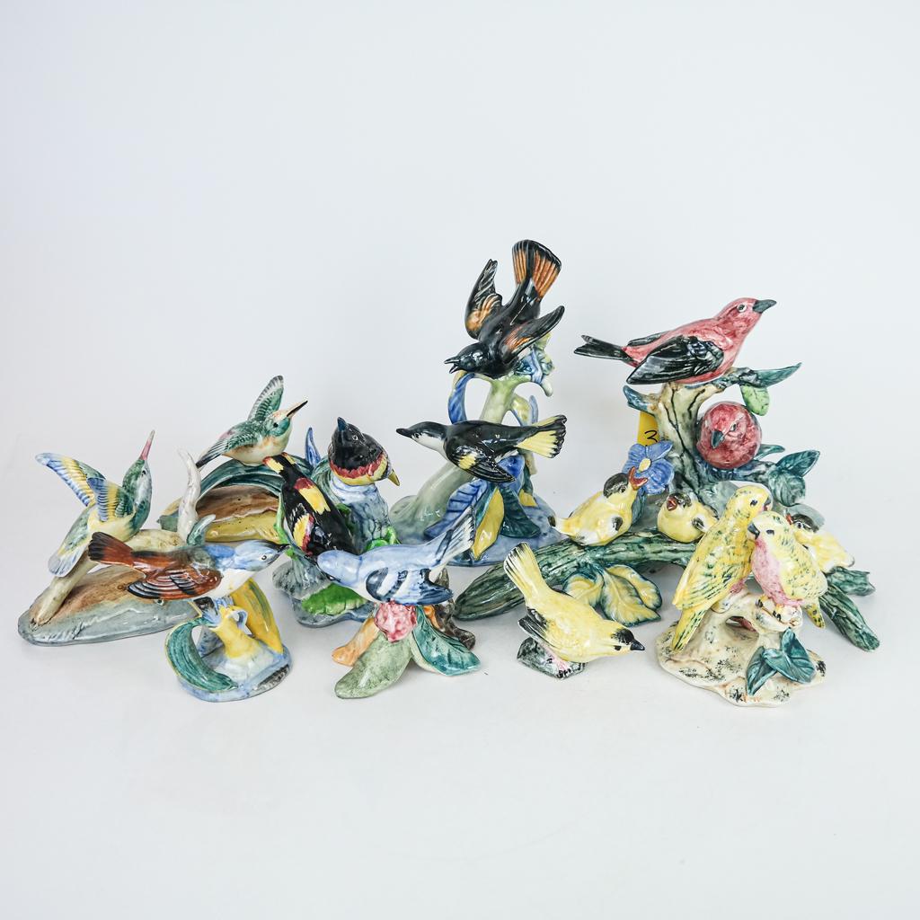 Group of Ten (10) "Stangl" Pottery Birds (1 of 15)