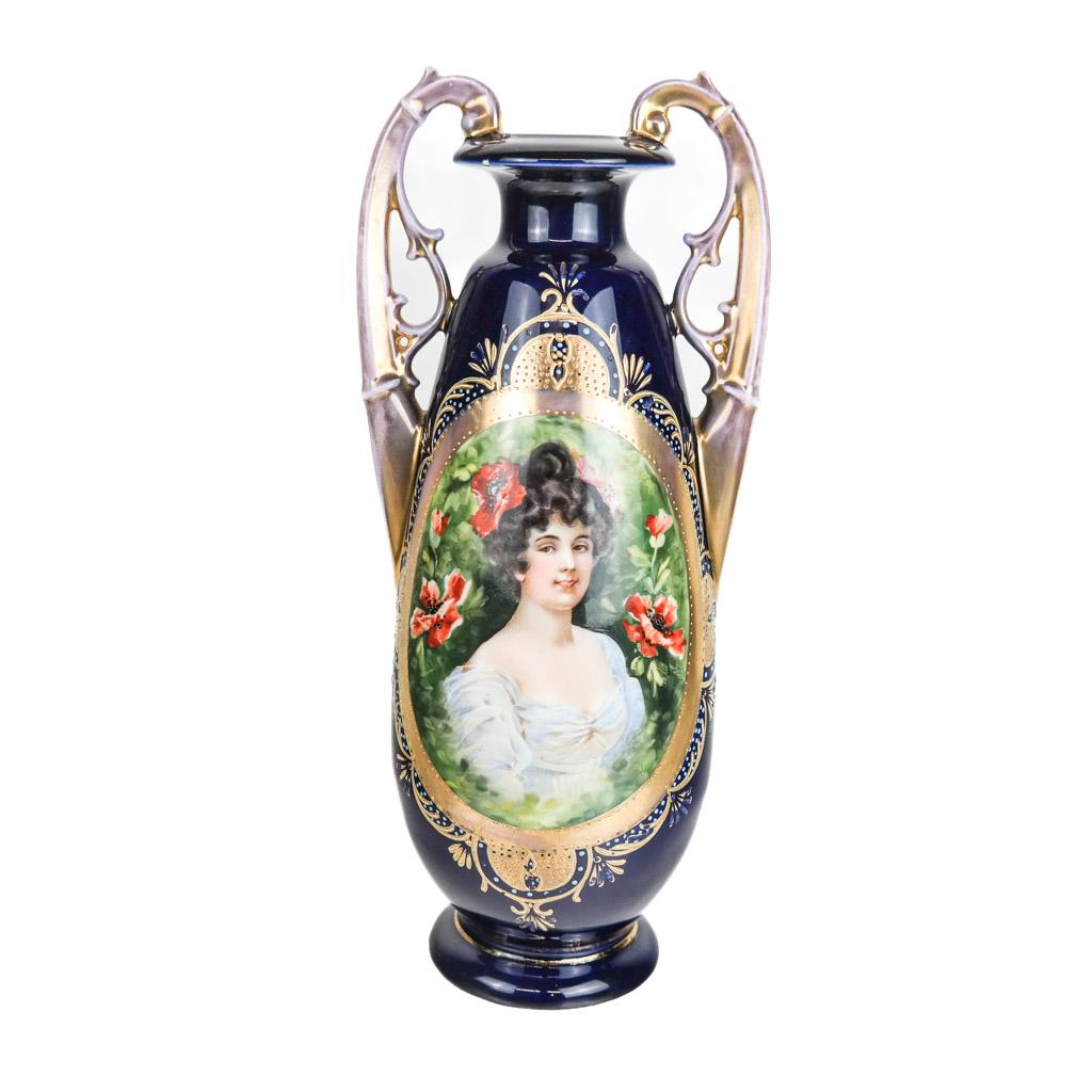 Royal Vienna Twin-Handled Vase (1 of 8)
