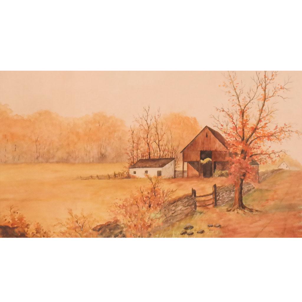 Marie HULL: Rural Landscape - Painting (1 of 8)