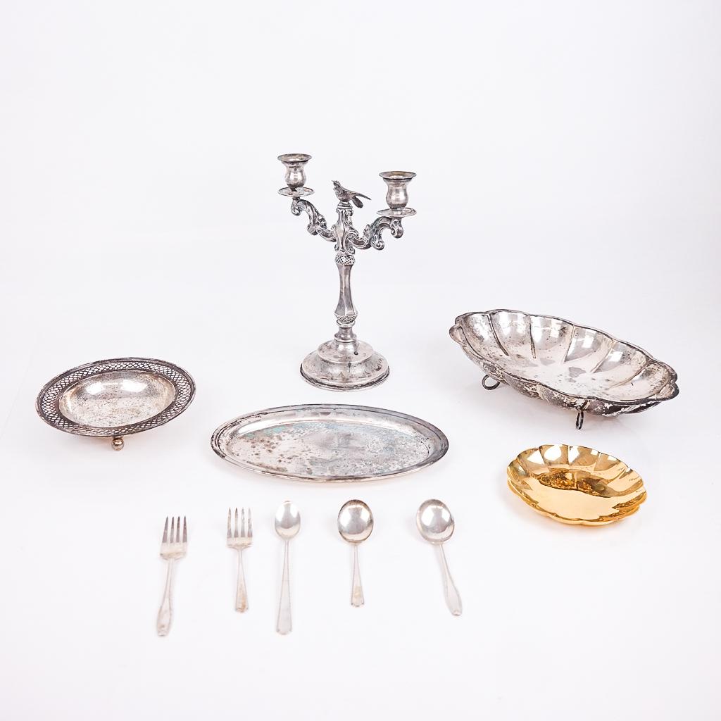 Assorted Silver & Sterling Silver Articles (10) (1 of 10)