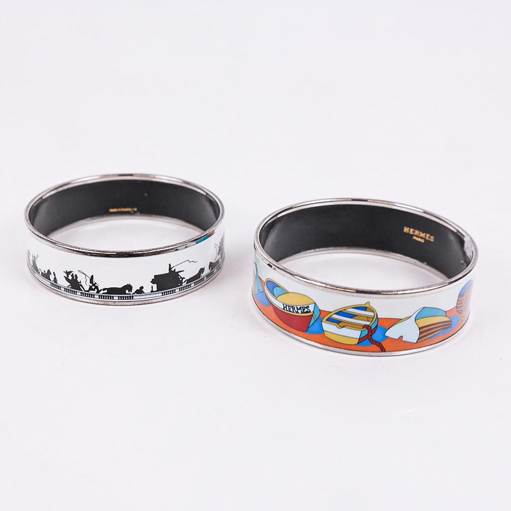 2 Hermes Enameled Bracelets/Bangles (1 of 11)