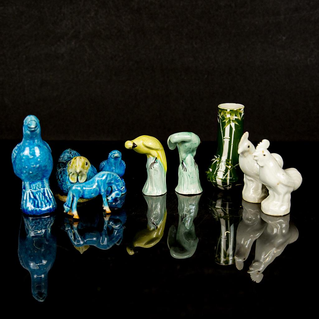 9 Assorted Chinese Porcelain Animals, Etc. (1 of 20)