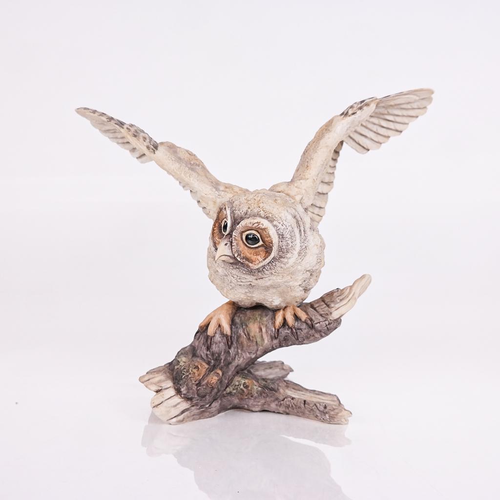Porcelain Boehm Model of a "Spotted Owl" (1 of 8)